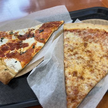 IPizzaNY - Cheese slice + margarita slice - Pizza Near Me - New York, New York