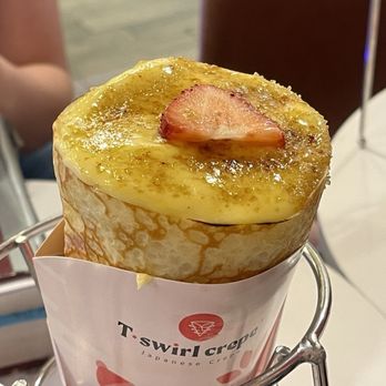 T-Swirl Crepe - 16. Crepe Brulee - Creperies Near Me - Oklahoma City, Oklahoma T-Swirl Crepe - 16. Crepe Brulee - Creperies Near Me - Oklahoma City, Oklahoma