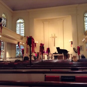 John St United Methodist Church - Inside the church after service. - Churches Near Me - New York, New York