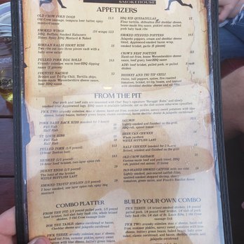 Old Crow Smokehouse - Menu - Barbeque Near Me - Chicago, Illinois Old Crow Smokehouse - Menu - Barbeque Near Me - Chicago, Illinois