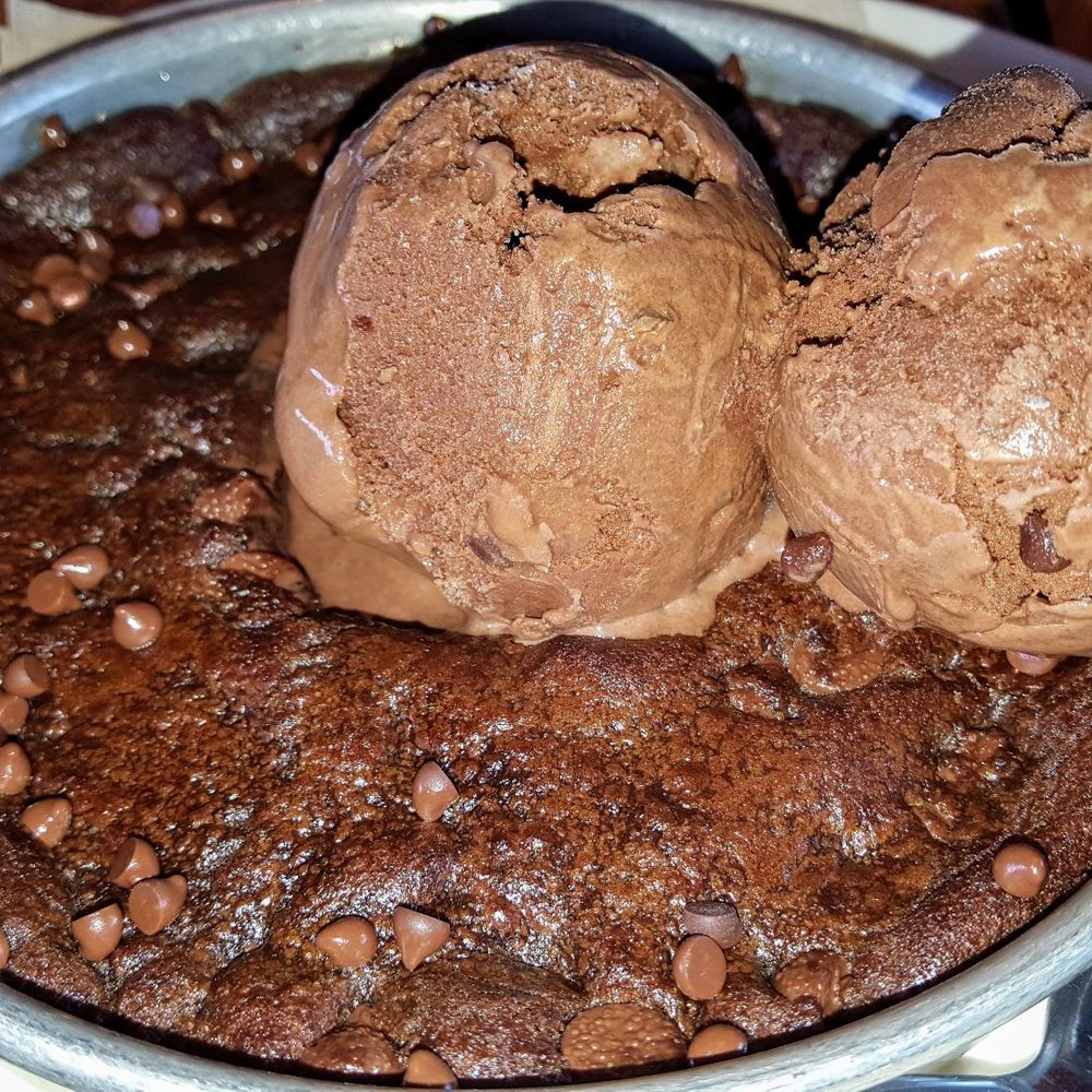 BJ's Restaurant & Brewhouse - Ghirardelli triple chocolate Pizookie. - New American Near Me - Boardman, Ohio