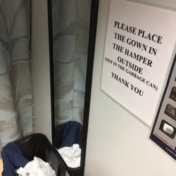 West Side Radiology Associates - People just can't follow directions. There were more gowns on the floor.