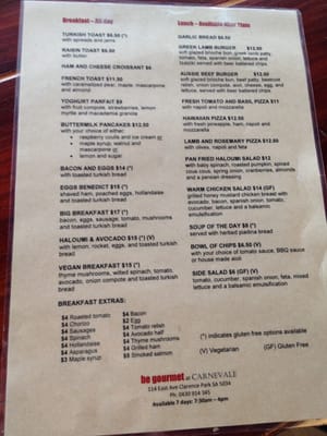 Menu photo 1 Rise & Grind Cafe Clarence Park, SA