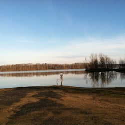 Trail's End Campground - Off season picture of the beautiful Hinckley Reservoir.