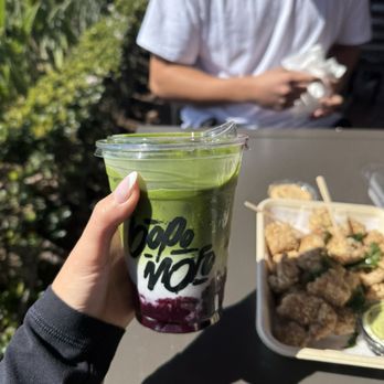 Bopomofo Cafe - Blueberry Matcha - Cafes Near Me - Irvine, California