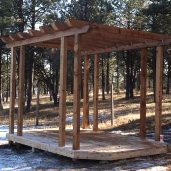Ascent builders - a wooden structure in the woods - General Contractors Near Me - Ruidoso, New Mexico