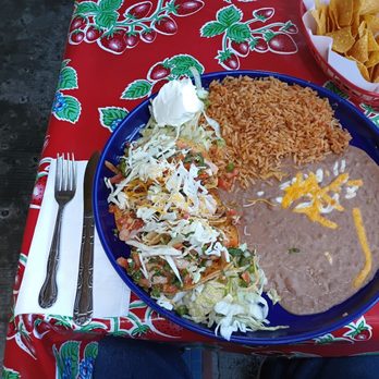 La Cocina & Cantina - Shrimp tacos with beans and rice. - Mexican Near Me - Seattle, Washington La Cocina & Cantina - Shrimp tacos with beans and rice. - Mexican Near Me - Seattle, Washington