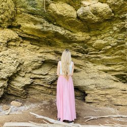 CLIMB Works Keana Farms - Baby girl took this of me :) staring at the rocks lol