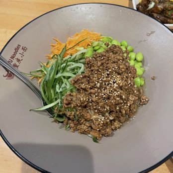 Yu Noodles - N7. Sesame Paste w. Minced Pork - Chinese Near Me - Fairfax, Virginia Yu Noodles - N7. Sesame Paste w. Minced Pork - Chinese Near Me - Fairfax, Virginia