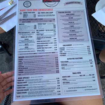 Griddlecakes - Breakfast menu - American Near Me - Las Vegas, Nevada