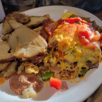 Huckleberry’s - Cajun Omelette w/creole sauce - Breakfast & Brunch Near Me - Concord, California Huckleberry’s - Cajun Omelette w/creole sauce - Breakfast & Brunch Near Me - Concord, California