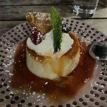 Mole Mexican Kitchen - Prickly pear flan - Mexican Near Me - Sedona, Arizona Mole Mexican Kitchen - Prickly pear flan - Mexican Near Me - Sedona, Arizona