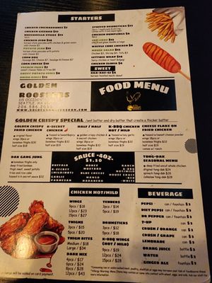 Menu photo 1 Golden Roosters Seattle, WA Menu photo 1 Golden Roosters Seattle, WA
