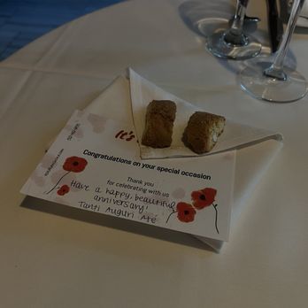 It's Italian Cucina - Anniversary letter - Wine Bars Near Me - Austin, Texas