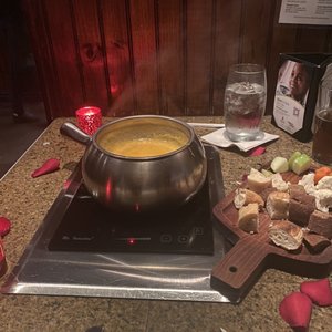 Photo of The Melting Pot - Wilmington, DE, United States. Wisconsin Cheddar Fondue