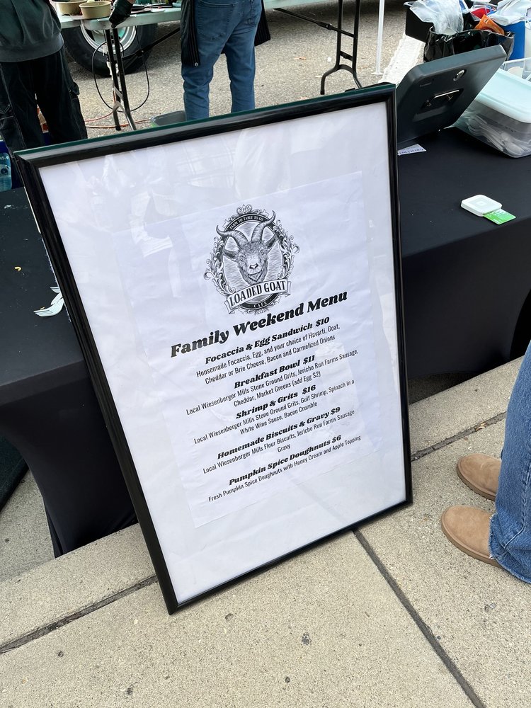 Food from Loaded Goat Cafe