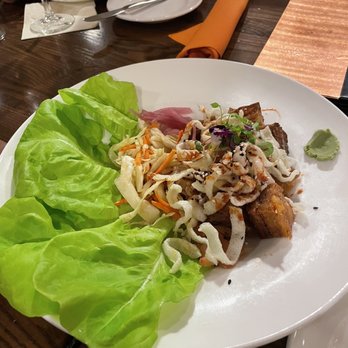 Hamilton's Kitchen - Crispy pork belly lettuce wraps - New American Near Me - Winter Park, Florida
