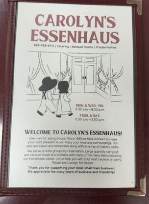 Carolyns Essenhaus by null