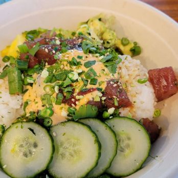 Aloha Snacks - Soy-cured tuna poke bowl - Hawaiian Near Me - Virginia Beach, Virginia Aloha Snacks - Soy-cured tuna poke bowl - Hawaiian Near Me - Virginia Beach, Virginia