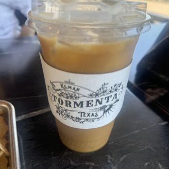 Tormenta Coffee - Iced latte with almond milk and sf vanilla. Delish! - Coffee & Tea Near Me - Kemah, Texas