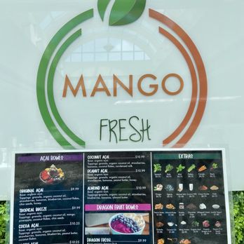 Mango Fresh - Menu - Juice Bars & Smoothies Near Me - Altamonte Springs, Florida