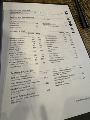 Menu photo 8 Shinkai Sushi Dublin, CA