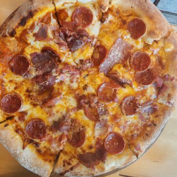 d’Alba - Meat Trio Pizza - New American Near Me - Houston, Texas
