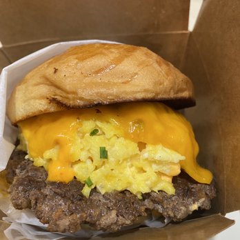 Egghead Sando Cafe - The scramble + beef patty - Fast Food Near Me - Santa Clara, California Egghead Sando Cafe - The scramble + beef patty - Fast Food Near Me - Santa Clara, California