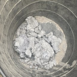 Lint that clogged the vent.