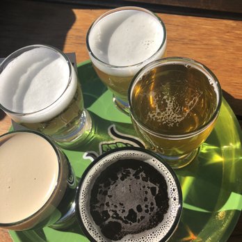 Faction Brewing - Flight! Highly recommend - Breweries Near Me - Alameda, California