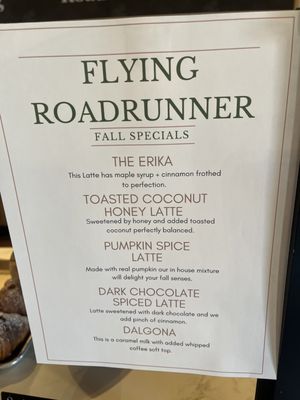 Menu photo 8 Flying Roadrunner Bakery Albuquerque, NM