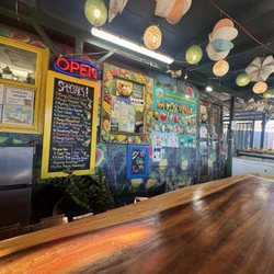 Outside sitting and ordering area