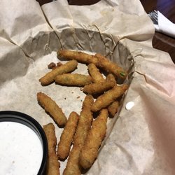 Game Time - Fried green beans. Turned my back and the kid had almost eaten them all!