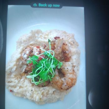 Fin Seafood - Parmesan Shrimp and grits. Shrimp well seasoned grits warm - Seafood Near Me - Newport News, Virginia