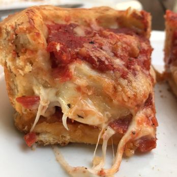Giordano's - Toppings on the bottom - Pizza Near Me - Chicago, Illinois Giordano's - Toppings on the bottom - Pizza Near Me - Chicago, Illinois