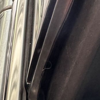 Elite Window Tinting - Another cut in the weather stripping. - Car Window Tinting Near Me Elite Window Tinting - Another cut in the weather stripping. - Car Window Tinting Near Me