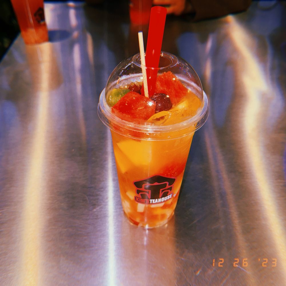 Fruit Tea w mixed fruit jelly !! Fruit Tea w mixed fruit jelly !!