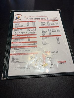Menu photo 1 The Flaming Rooster Chattanooga, TN Menu photo 1 The Flaming Rooster Chattanooga, TN