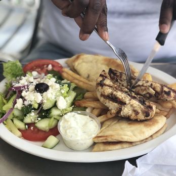 Riverside Cafe - Grilled chicken platter - Greek Near Me - Saint Marys, Georgia
