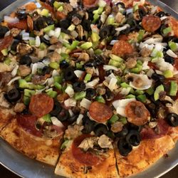Firehouse Pizza - Combination (Large 14"). Loaded