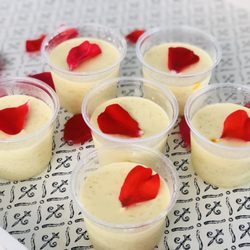 Individual Kheer ( Rice pudding ) cups - for wedding Catering and Private parties Saffron and cardamom infused flavors