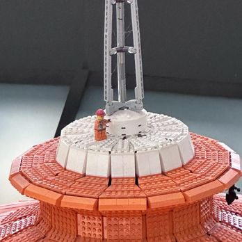 Space Needle - Lego worker on top of the lego needle. - Landmarks & Historical Buildings Near Me - Seattle, Washington