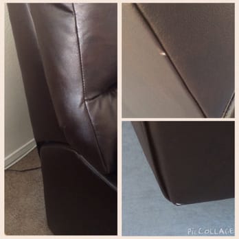 Cardinal Van & Storage - These are before and after pictures of the rips in the couch... - Movers Near Me - Twentynine Palms, California
