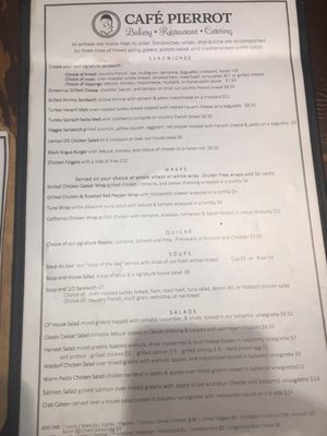 Menu photo 8 Cafe Pierrot Sparta, NJ Menu photo 8 Cafe Pierrot Sparta, NJ
