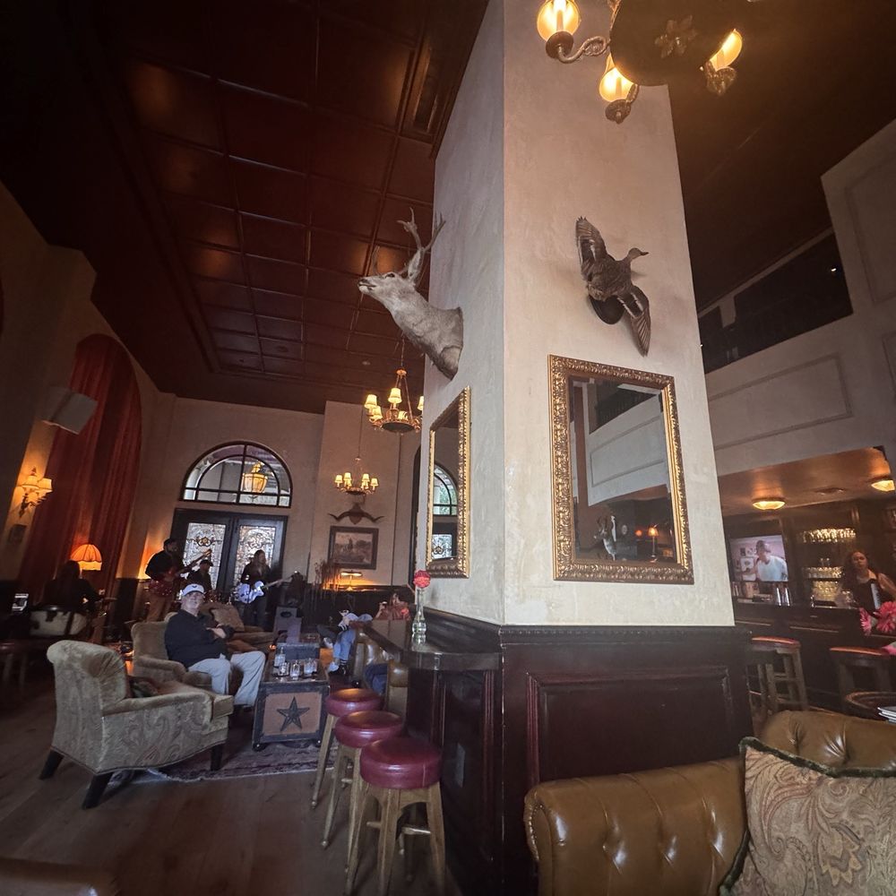 The bar has character. Live music too. The bar has character. Live music too.