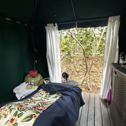 Spa by the Sea - Outdoor cabana for massage or facial.