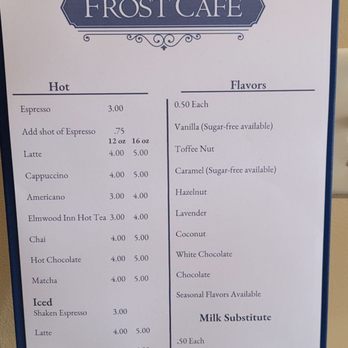 Boone Tavern Restaurant - Cafe Menu - Coffee & Tea Near Me - Berea, Kentucky