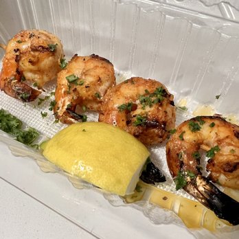 Moussaka Mediterranean Kitchen - Side Prawn Skewer - Mediterranean Near Me - San Leandro, California