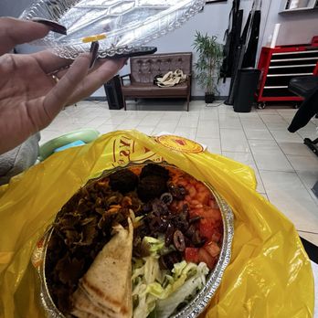 The Halal Guys - Regular Platter Mint Lemonade Baklava Cheesecake - Halal Near Me - Atlanta, Georgia The Halal Guys - Regular Platter Mint Lemonade Baklava Cheesecake - Halal Near Me - Atlanta, Georgia