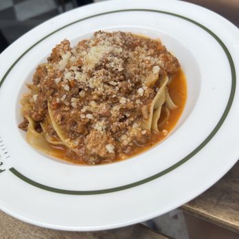 Pecoraro Latteria - rosemary Fettucini Bolognese - Italian Near Me - Brooklyn, New York Pecoraro Latteria - rosemary Fettucini Bolognese - Italian Near Me - Brooklyn, New York